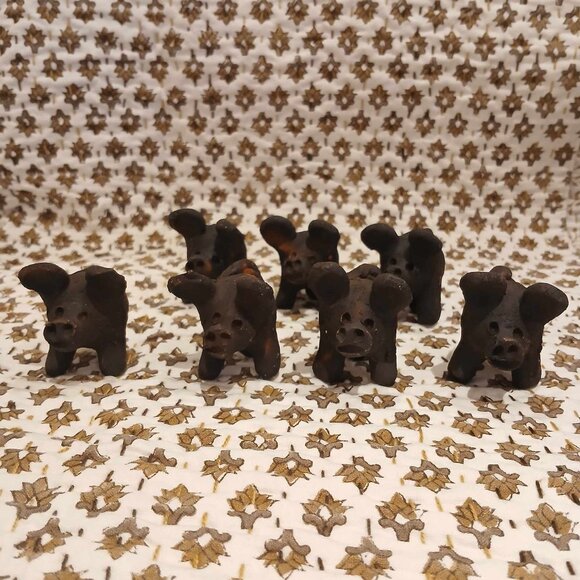 5/$25 Good Luck Terra Cotta 3-Legged Clay Pig Chanchito - Picture 3 of 7